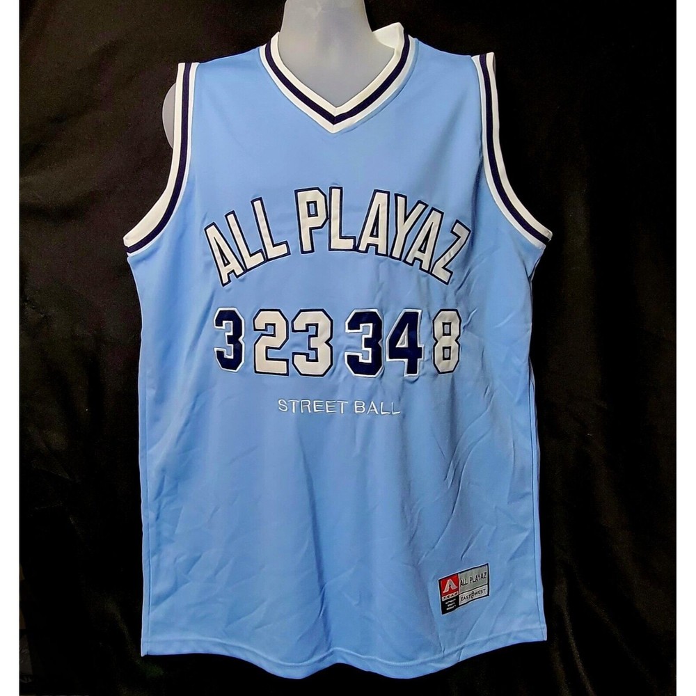 All Playaz Y2K Streetball  Jersey East 2 West 3 23 34 8 Sz XL Embroidered NWT!
